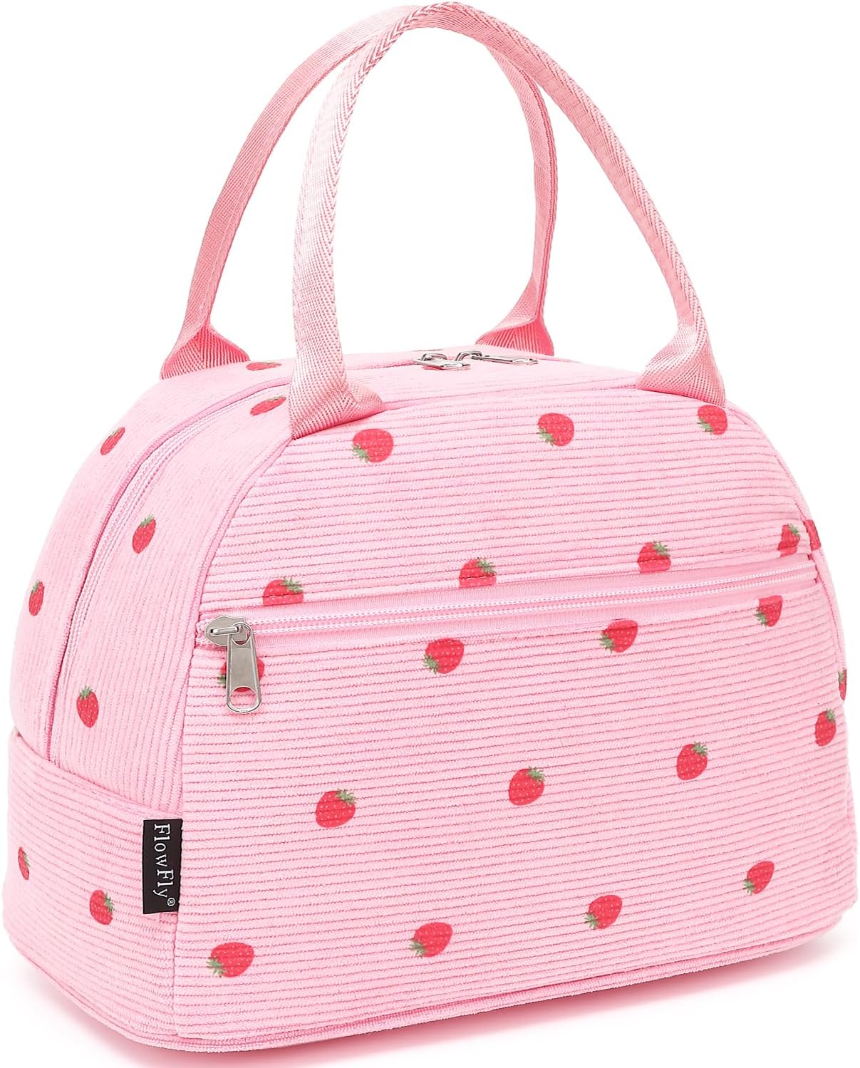 FlowFly Insulated Lunch Cooler Bag - Tote Bag Organizer for Women/Men, Black - Colors A