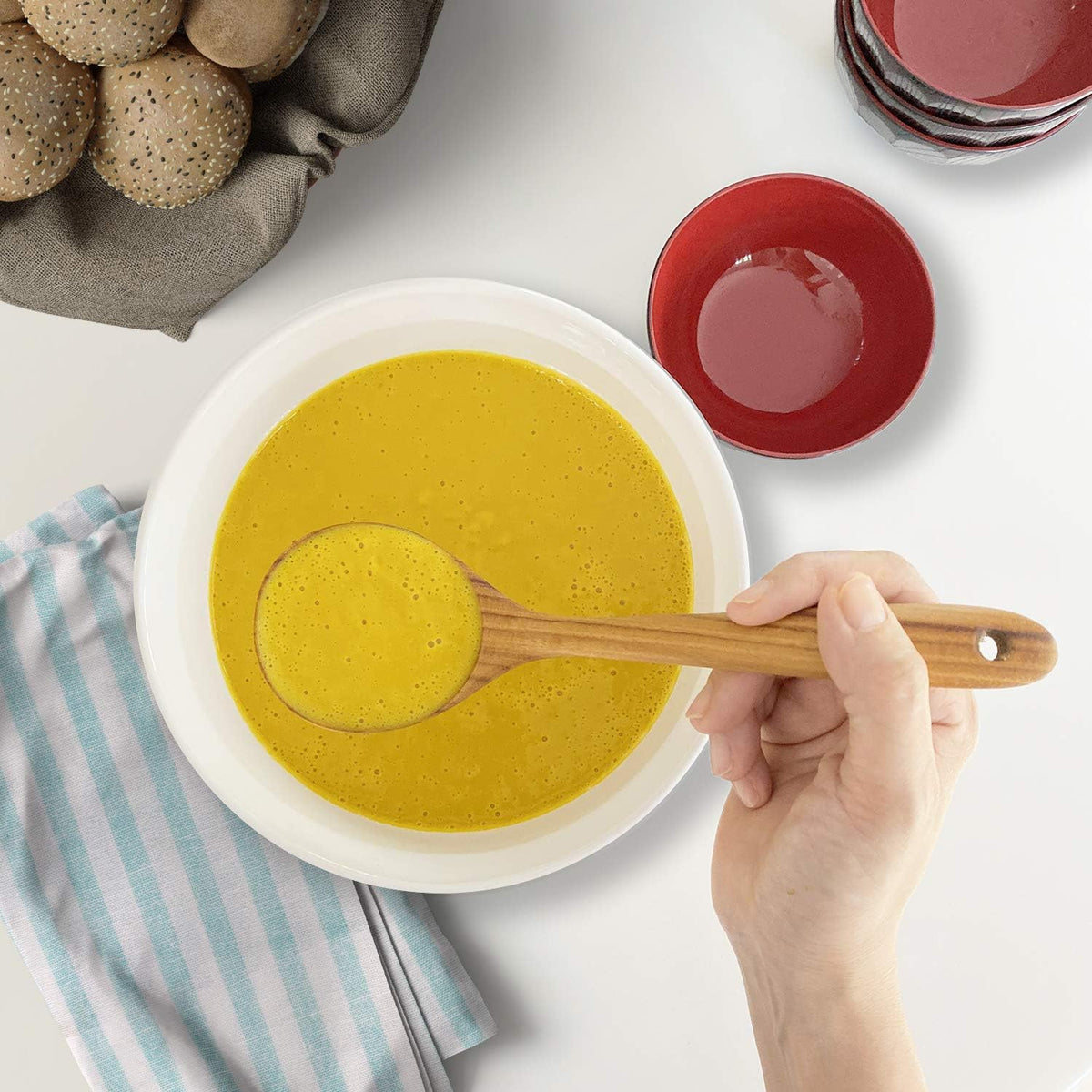 FAAY Original Eco-Friendly Wooden Serving Ladle
