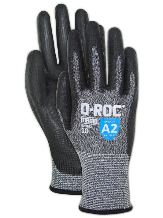 MAGID GPD252 A2 Cut Gloves, Polyurethane Palm, 12 Pairs