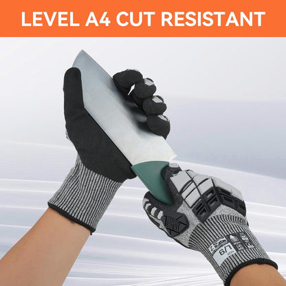 Safety Work Gloves,Impact Gloves for Men Women