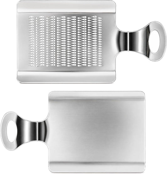 4.3" x 3" Stainless Steel Nutmeg Ginger Peeler, Mini Kitchen Grater Tool