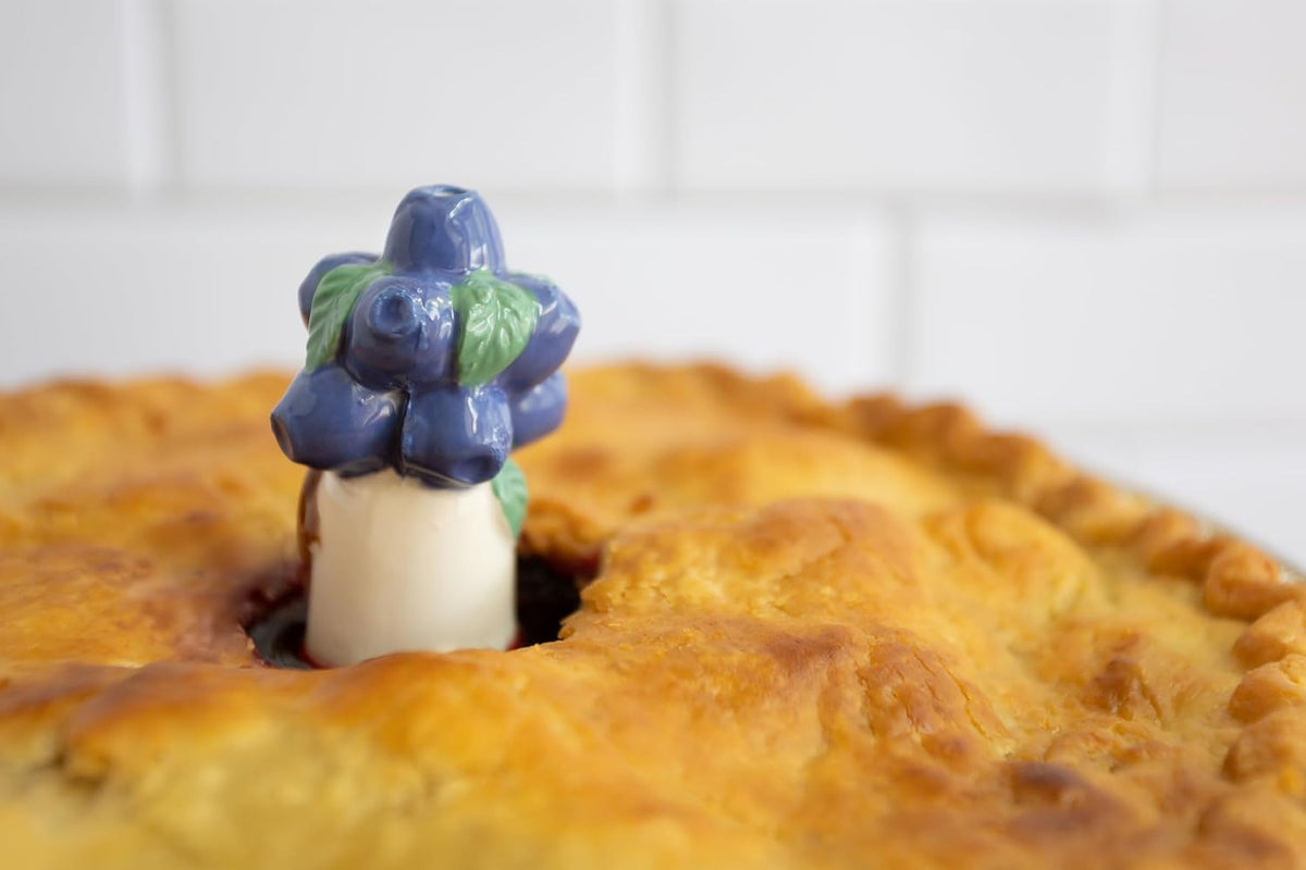 Fox Run Blueberry Pie Vent, Pie Bird for Baking
