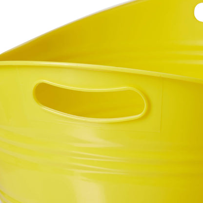 CreativeWare, Aqua Double Walled Party Tub With Drain Plug 4.375 Gl, Red