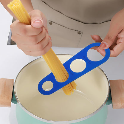 Stainless Steel Spaghetti Measuring Ruler, 4-hole Pasta Portion Tool