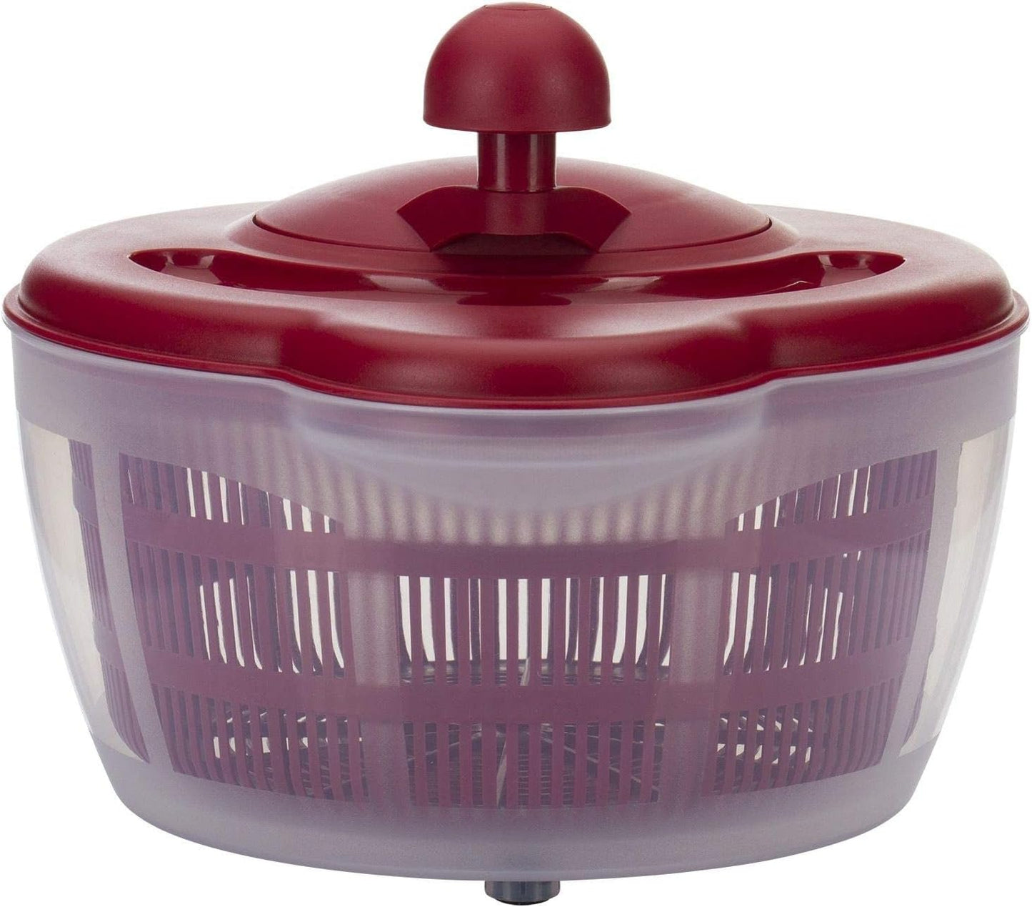 Westmark Germany Vegetable and Salad Spinner with Pouring Spout (Red/Clear)