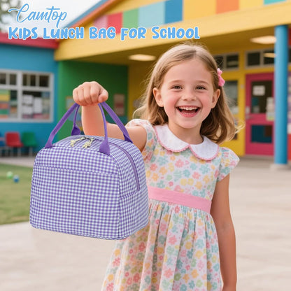 CAMTOP kids lunch bag Cute Insulated lunch box for Boys & Girls Leakproof loncheras for school