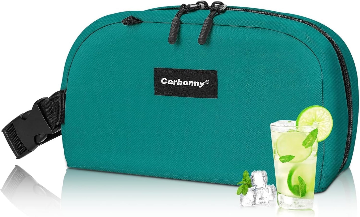 Cerbonny Freezable Cooler Bag for Work/School Travel - Mini Insulated Bag Fit For Yogurt