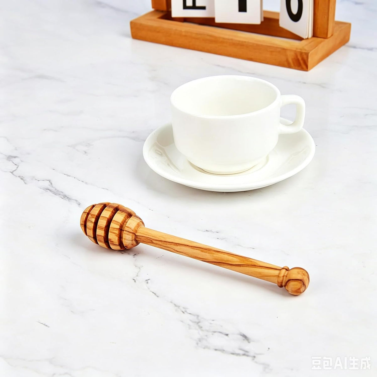 Handmade Olive Wood Honey Dipper/Honey Spoon/Honey Server/Honey Stick