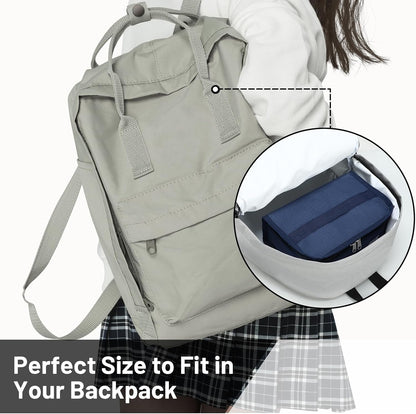 MIER Small Lunch Bag for Kids & Adults Compact Insulated Lunch Box Portable Thermal Mini Cooler for Work School Travel, Bluesteel