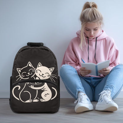 Highland Cow Backpack with Lunch Box Set for Kids Sunflower School Backpack for Girls Boys Back to School Bag Student Travel Backpacks Reusable Utensils Pen Case Water Bottle Bag 5PCS