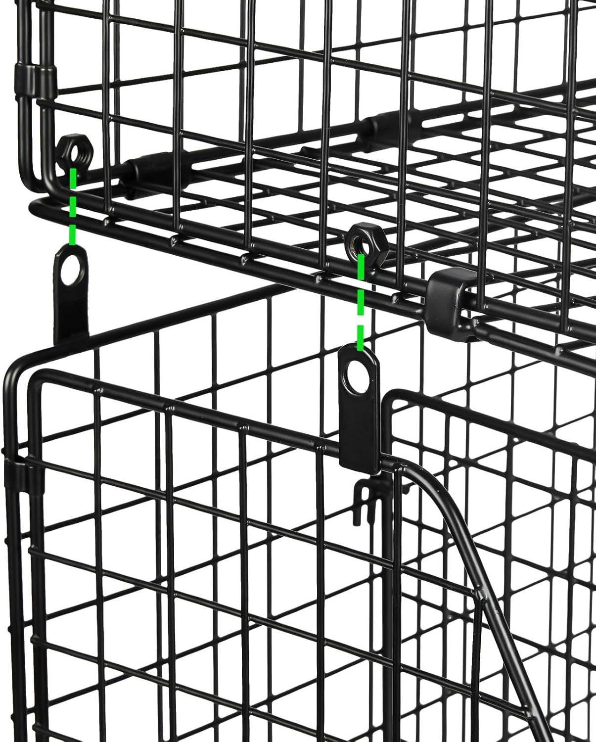 Stacking Can Dispensers 3 Tier with 3 Divider, Large Pantry Can Organizer, Beverage Drink Pop Soda Can Storage Basket, Can Holders for Pantry, Canned Food Rack Wire Bins for Kitchen Cabinet (3-Pack)
