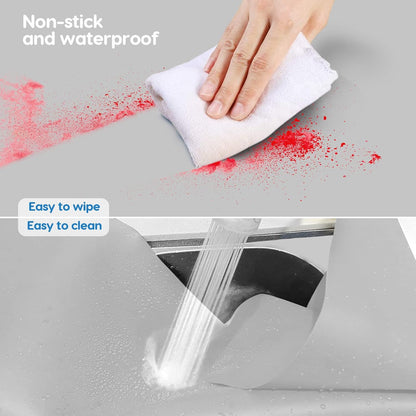 AECHY Extra Large Silicone Mat 78.74”x19.69”x0.08”, Multipurpose Silicone Mat Thick Heat Resistant Mat Shipped Rolled Up Kitchen Counter Mat Nonslip Silicone Mats for Kitchen Counter Translucent