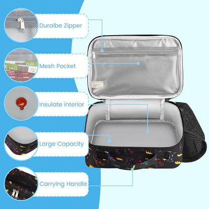 RLGPBON Kids Lunch Bag,Insulated Lunch Box for Girls,Lunch Bag Toddler Teen,School Daycare Cute Travel bags
