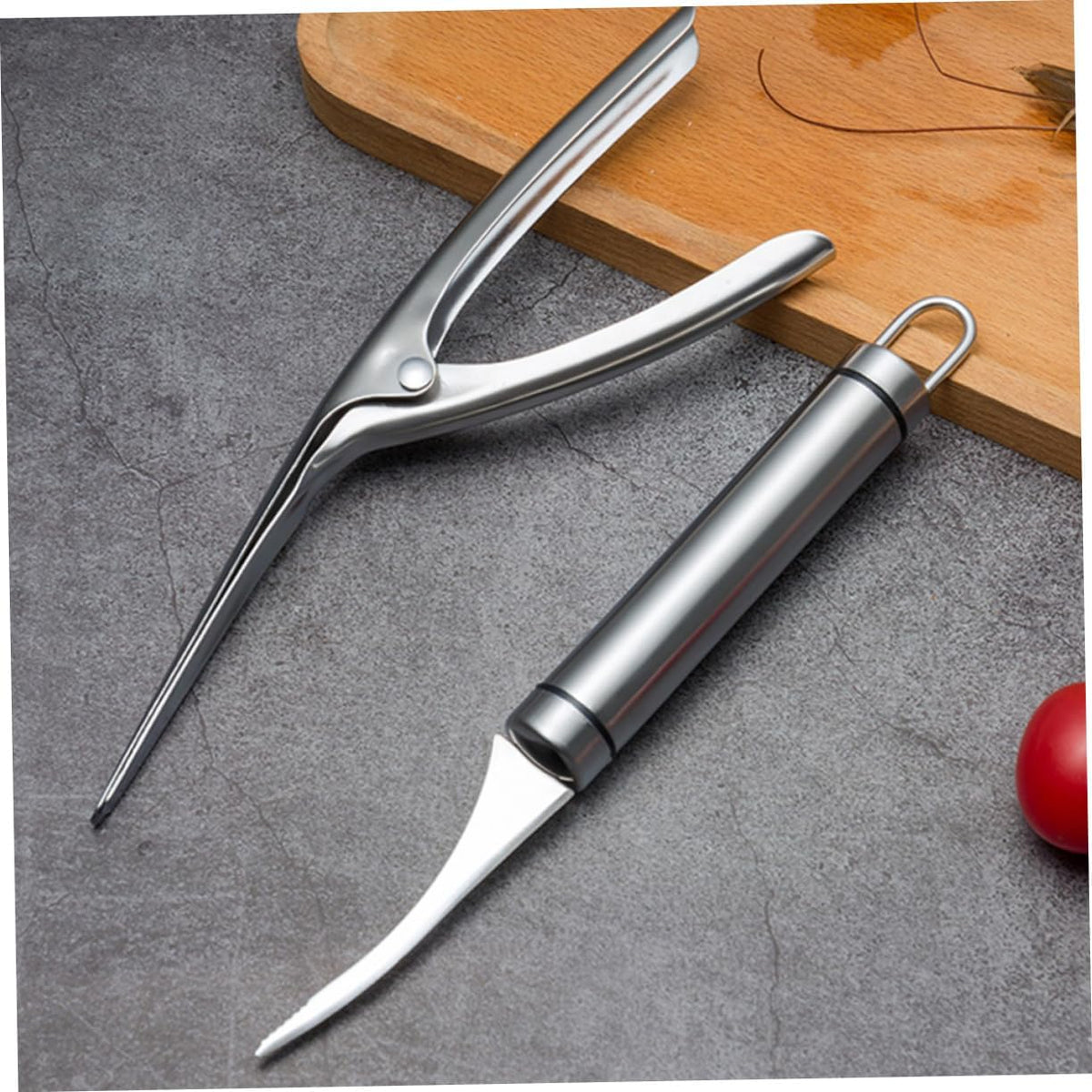 Shrimp Deveiner Tool and Peeler Set Multifunctional Shrimp Deveining Tool