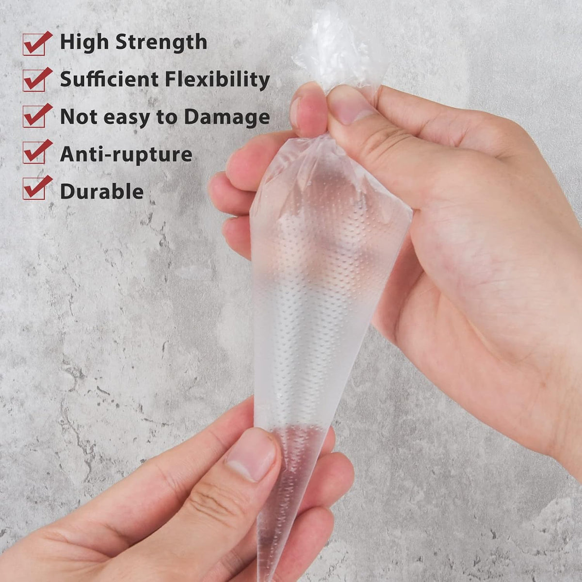 Disposable Small Piping Bags 8 inch for Cream Frosting Cake