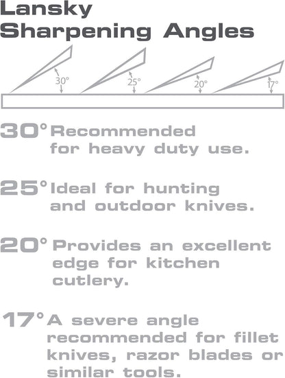 Lansky 4-Stone Deluxe Diamond System | Precision Knife Sharpening Kit