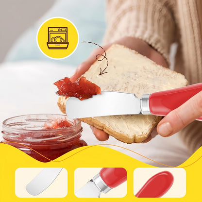 Butter Spreader Knife Set, 2 Pack Butter Knives and Cheese Knives