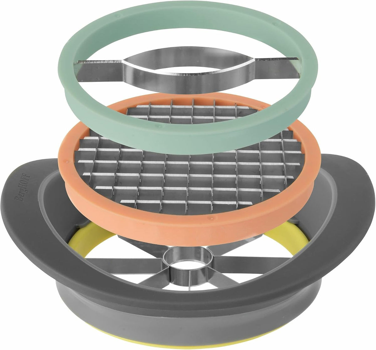 Berghoff Leo All in 1 Fruit & Vegetable Slicer Set, Interchangeable Cutters