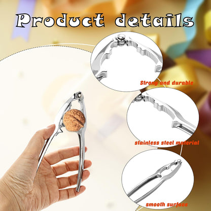16 Pcs Crab Crackers Seafood Lobster Shellfish Tools Nut Walnut Crackers for Crab Legs Kitchen Party Dinner Restaurant Canteen