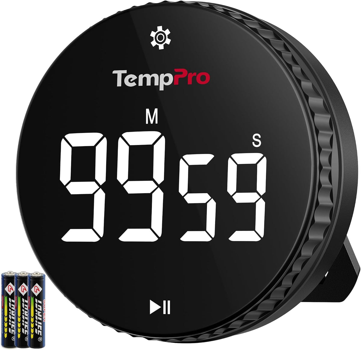 TempPro TM01 2-in-1 Kitchen Timers for Cooking with 12/24H Clock Mode