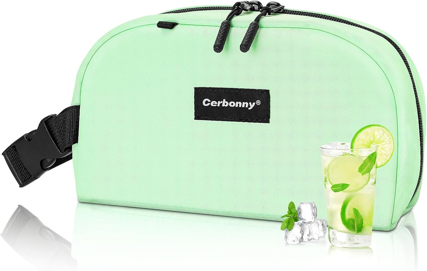 Cerbonny Freezable Cooler Bag for Work/School Travel - Mini Insulated Bag Fit For Yogurt