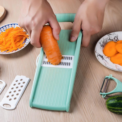 Mandoline Slicer for Kitchen 7-in-1 Mandoline Food Slicer,Potato/Cheese/Vegetable/Carrot/Cucumber Grater,Cutter, Grinder,Waffle Fry Cutter,Julienne Peeler