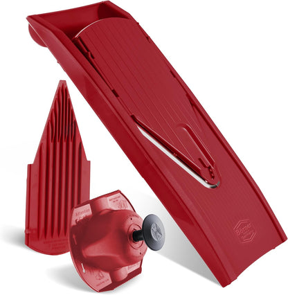 BORNER V Mandoline Slicer Kitchen V1 ClassicLine Starter Set | Vegetable Grater Börner - Quality Made in Germany, Color:White