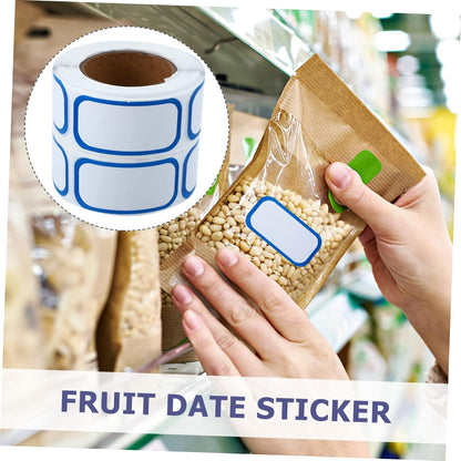 6Rolls Removable Storage Date Labels Stickers for Food Containers Easy to Write for Organizing Kitchen and Restaurant Inventory for Daily Use