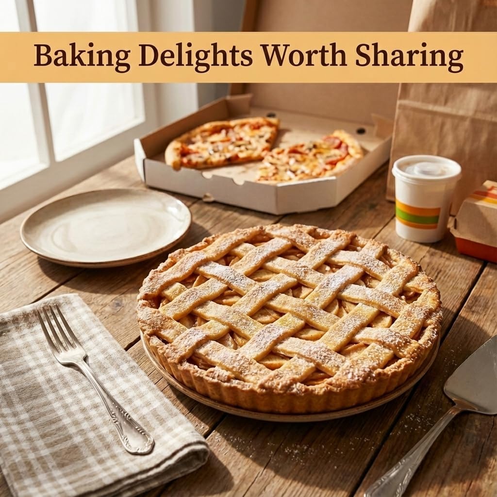 Lattice Pastry Cutter, Stainless Steel Roller for Pie Crust & Pastry Dough