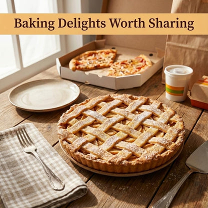 Lattice Pastry Cutter, Stainless Steel Roller for Pie Crust & Pastry Dough