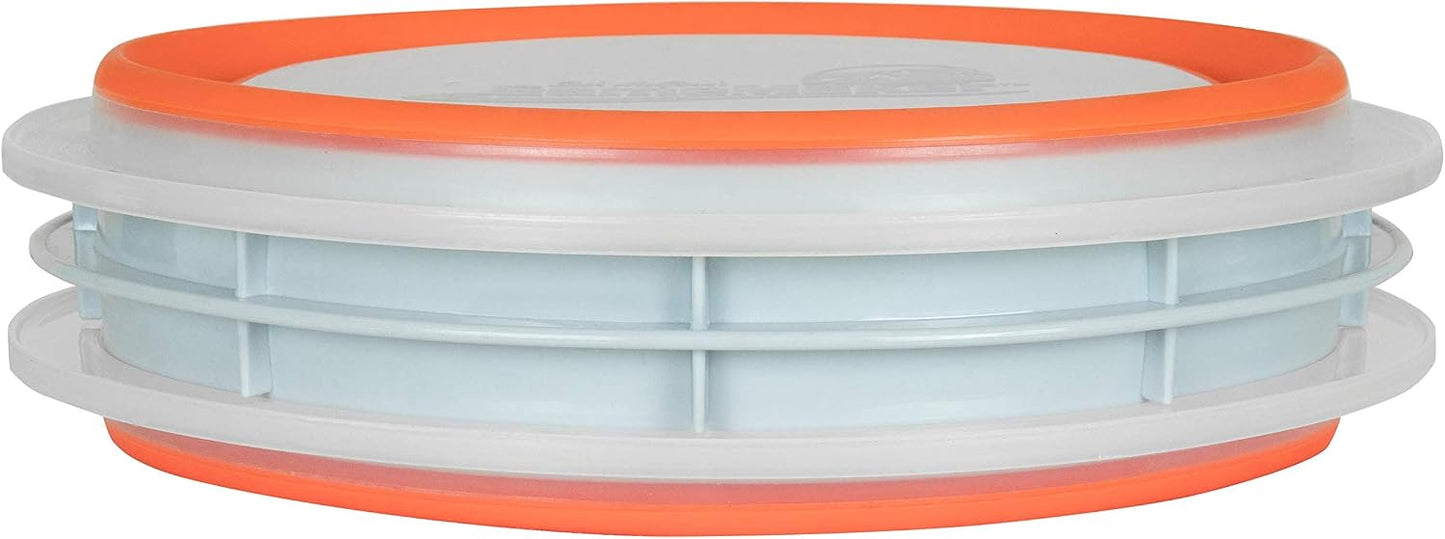 CanCooker Batter Bowl XL: Collapsible, Mess-Free, Dishwasher and Microwave Safe, Chemical-Free in Vibrant Orange