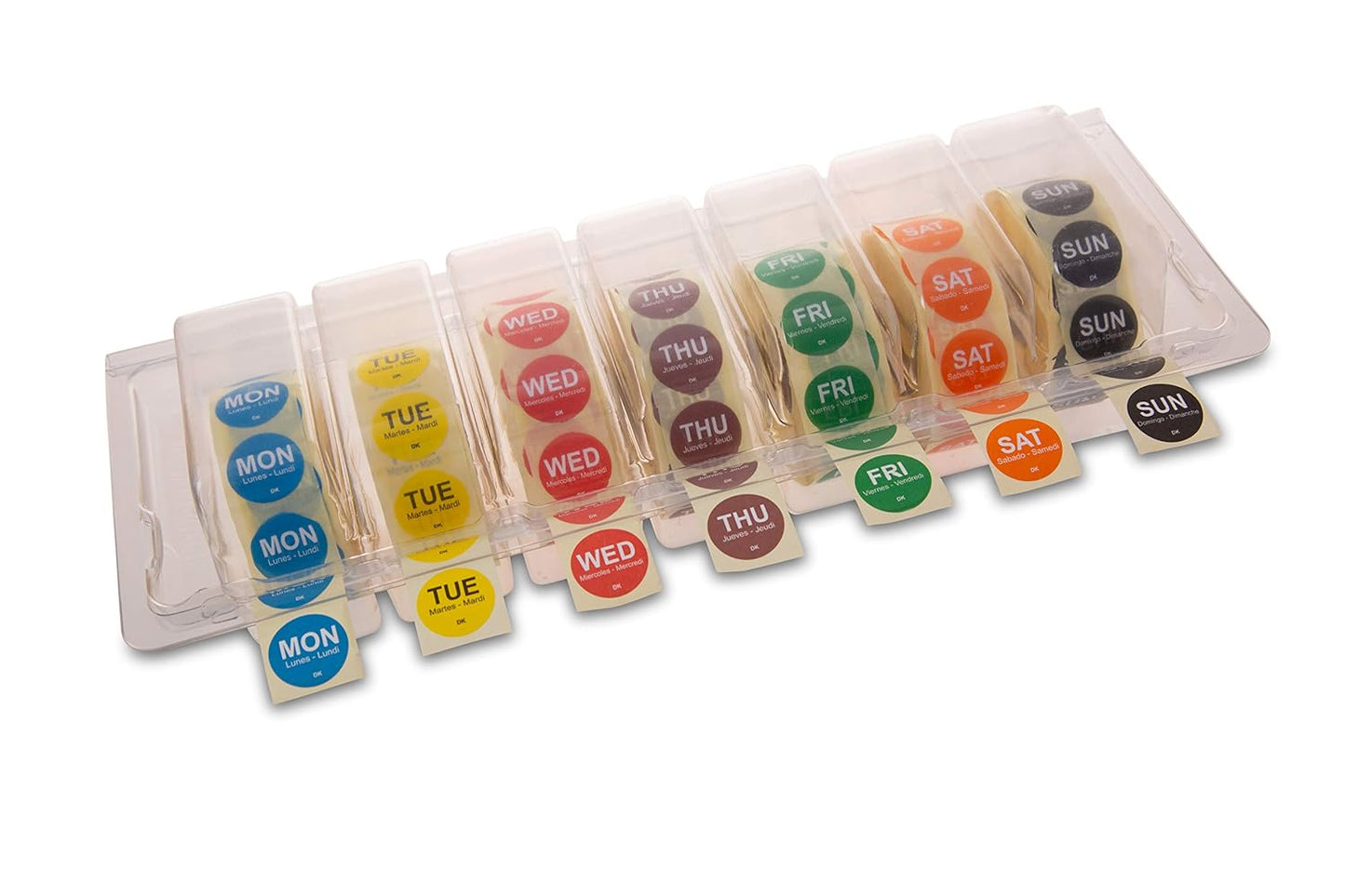 DayMark Safety Systems-IT1143926 Day of the Week 3/4" Circle Permanent Label, SAT (Roll of 1,000)