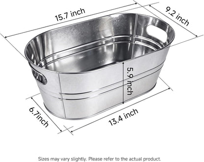 4-Pack 4 Gallon Drink Buckets,Ice Bucket,Beverage Buckets for Party