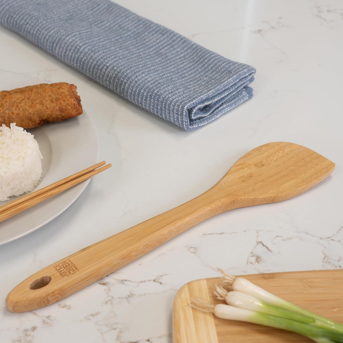 Joyce Chen Burnished Bamboo Wok Spatula, 15-Inch