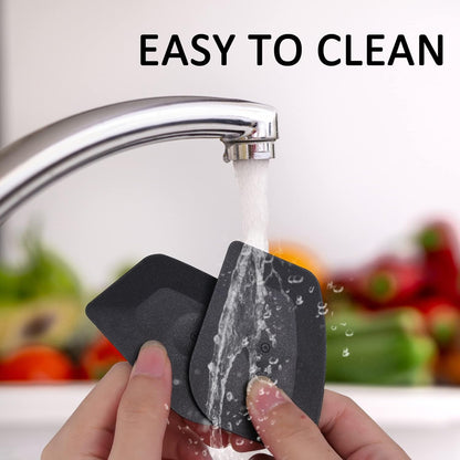 3 Set Plastic Grill Pan Scraper Tool for Griddle Cleaner, Cast Iron Accessories, Kitchen Cleaning Tool Kit