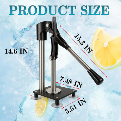 Black Heavy Duty Hand Juicer Press