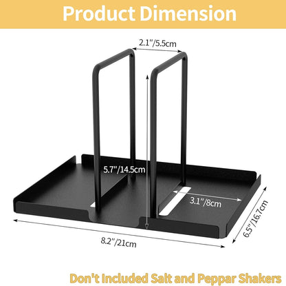 LSK Napkin Holder, Metal Napkin Holder for Table with Salt and Pepper Shakers Caddy, Napkin Storage Dispenser for Kitchen Dinner Table and Picnic Decors, Gold