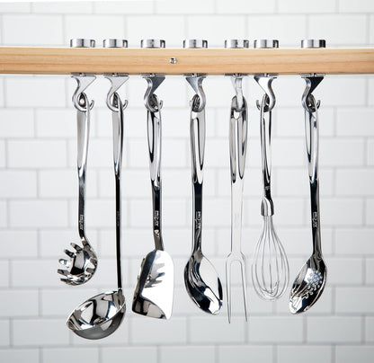 All-Clad Specialty Stainless Steel Kitchen Gadgets Slotted Turner Kitchen Tools, Kitchen Hacks Silver