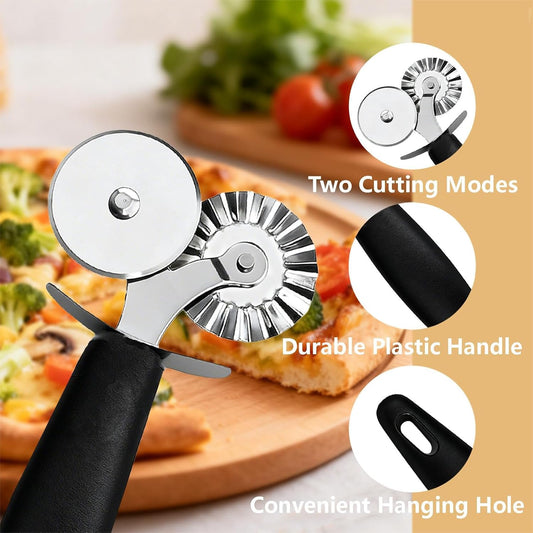 Stainless Steel Pastry Cutter Wheel, Durable Dough Cutter