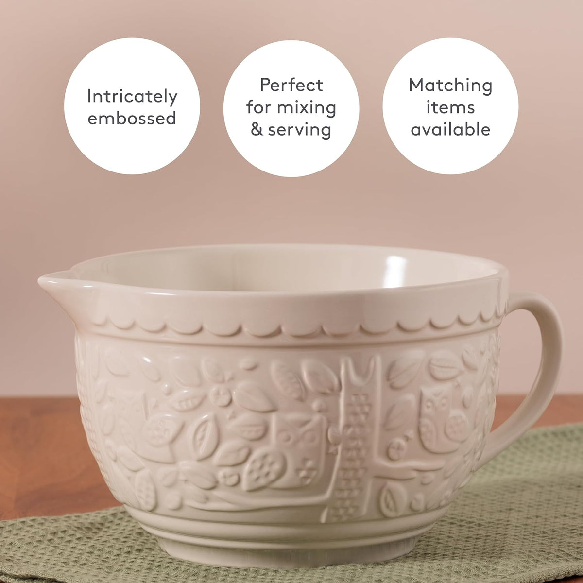 Mason Cash In The Forest Collection 68oz Batter Bowl