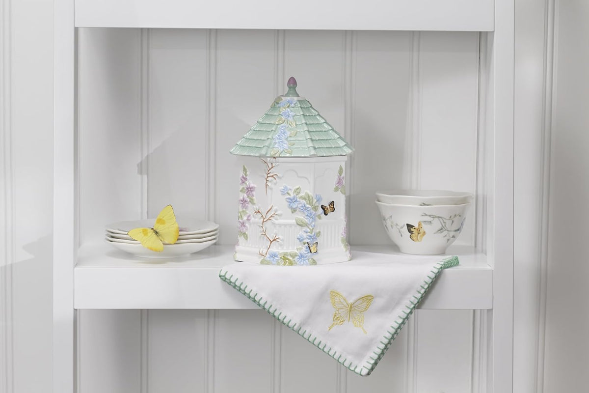 Lenox Butterfly Meadow Porcelain Trivet, 7 Inch