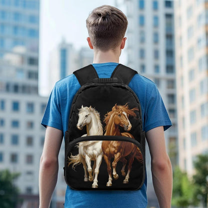 Highland Cow Backpack with Lunch Box Set for Kids Sunflower School Backpack for Girls Boys Back to School Bag Student Travel Backpacks Reusable Utensils Pen Case Water Bottle Bag 5PCS