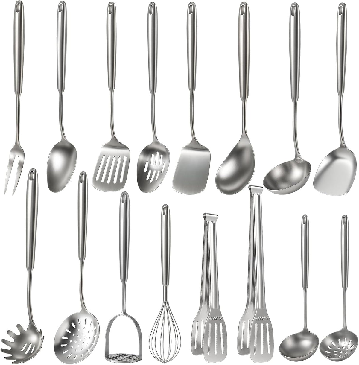 Newness Metal Fish Turner Spatula Stainless Steel for Kitchen Use, Small Griddle Egg Spatula, Flexible, Polished Metal, Corrosion Resistant, Kitchen Slotted Turner with Thin Edge Ideal for Turning,11"