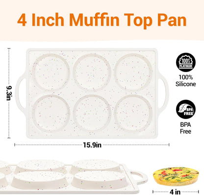 Silicone Muffin Pans for Baking, Metal Reinforced Frame 12 Cups Regular Size Silicone Cupcake Pan Nonstick Muffin Tin for Baking Muffin, Cupcake, Frittatas,BPA Free, Silicone Molds Dishwasher Safe