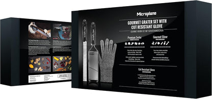 Microplane Gourmet Kitchen Grater, 335x160x39mm, Black