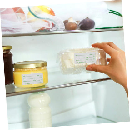 Date Stickers for Food Storage of Removable Labels for Refrigeration Easy Application and Removal for Organizing Kitchen and Pantry Items