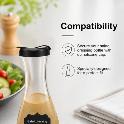 2pcs Salad Cruet Top Replacement Lids for Good Seasons