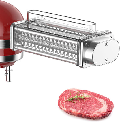 GVODE Meat Tenderizer Attachment for KitchenAid Stand Mixer, Steel Gears
