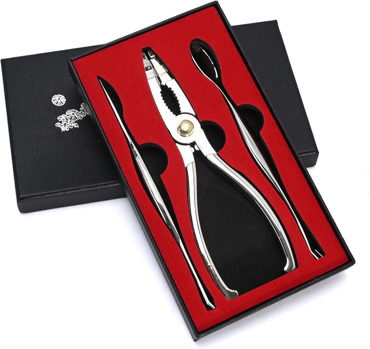 Exquisite 3-Piece Set Seafood Tools, Lobster Crackers and Crab Crackers, Apply to Lobster, Crab, Crab Legs, King Crab Legs and Nut