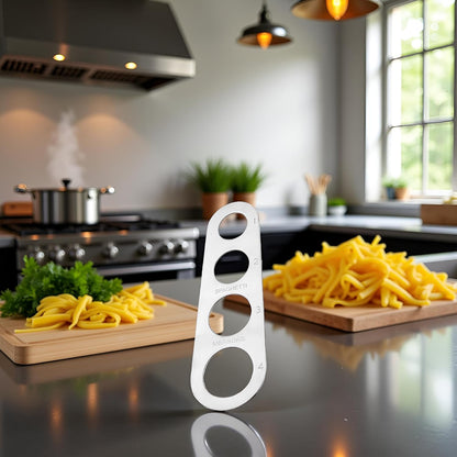 Silvery Spaghetti Measurer, Stainless Steel Spaghetti Measurer Measuring Tool Pasta Portion Control Gadgets Portion Cooking Tool for Pasta and Noodles Creative, Cook's Tool and Gadget Sets